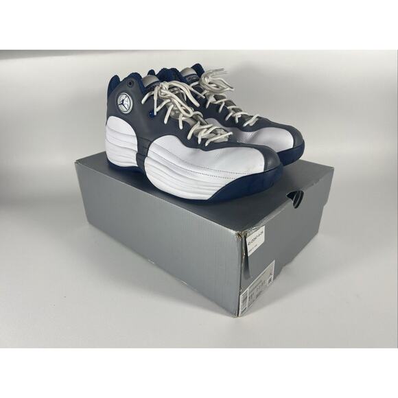 Nike Air Jordan Jumpman Team 1 White/French Blue-Flint Grey Size 11.5 CZ9171-100 - Picture 1 of 12